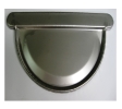 INOX (INOKS) AISI 304 (č.4580) NATUR MAT FORKOP - ČELO 333 mm POLUOKRUGLA