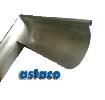 INOX (INOKS) AISI 304 (č.4580) NATUR MAT VINKLA - UGAO 333/300 mm POLUOKRUGLA SPOLJNA FALCOVANA