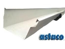 FeZn BELA RAL 9002 OLUK - HORIZONTALA 0.5mm 333 mm ČETVRTASTA