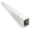 FeZn BELA RAL 9002 OLUK - CEV - VERTIKALA 0.5mm 90x65 mm ČETVRTASTA
