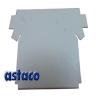 FeZn BELA RAL 9002 FORKOP - ČELO 0.5mm 333 mm ČETVRTASTA