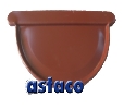 FeZn BORDO RAL 3009 FORKOP - ČELO 0.5mm 280 mm POLUOKRUGLA