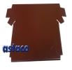 FeZn BORDO RAL 3009 FORKOP - ČELO 0.5mm 333 mm ČETVRTASTA