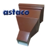 FeZn BORDO RAL 3009 KAZANČIĆ 0.5mm 110x80 mm ČETVRTASTA