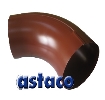 FeZn BORDO RAL 3009 KRIVINA - KOLENO 0.5mm fi 150 mm OKRUGLA FALCOVANA 72°