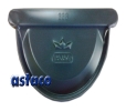 FeZn SIVA RAL 7016 FORKOP - ČELO 0.5mm 333 mm POLUOKRUGLA