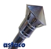 FeZn ZELENA RAL 6028 VENTILACIJA fi 120 mm OKRUGLA DUPLAmm