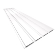 ALUMINIJUM LAMPERIJA BELA EMBOSIRANA 0.37mm 260mm 2500mm