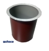 FeZn BORDO RAL 3009 ŠTUCNA 0.5mm fi 80 mm OKRUGLA