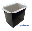 FeZn CRNA RAL 9005 ŠTUCNA 0.5mm 110x80 mm ČETVRTASTA