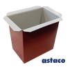 FeZn BORDO RAL 3009 ŠTUCNA 0.5mm 90x65 mm ČETVRTASTA